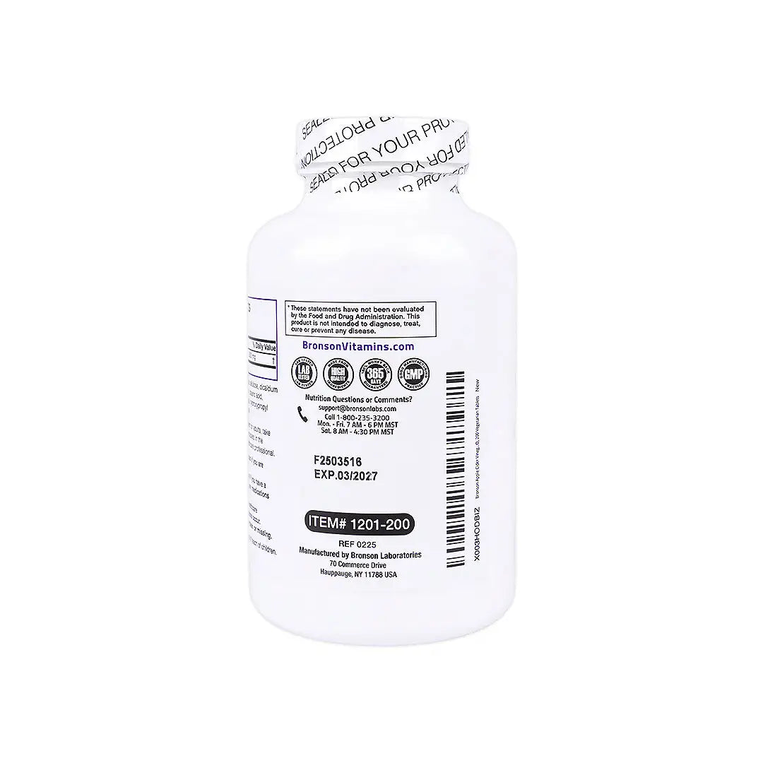 57281-Bronson Apple Cider Vinger 3000 Mg 200 Tablets +1