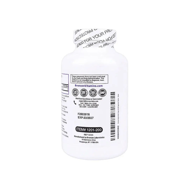 57281-Bronson Apple Cider Vinger 3000 Mg 200 Tablets +1