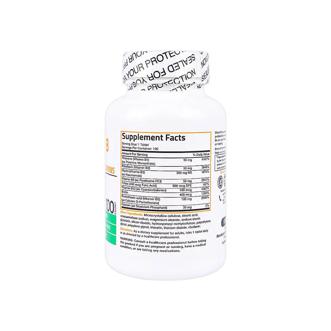 Bronson Super B Complex 100 Tablets +2
