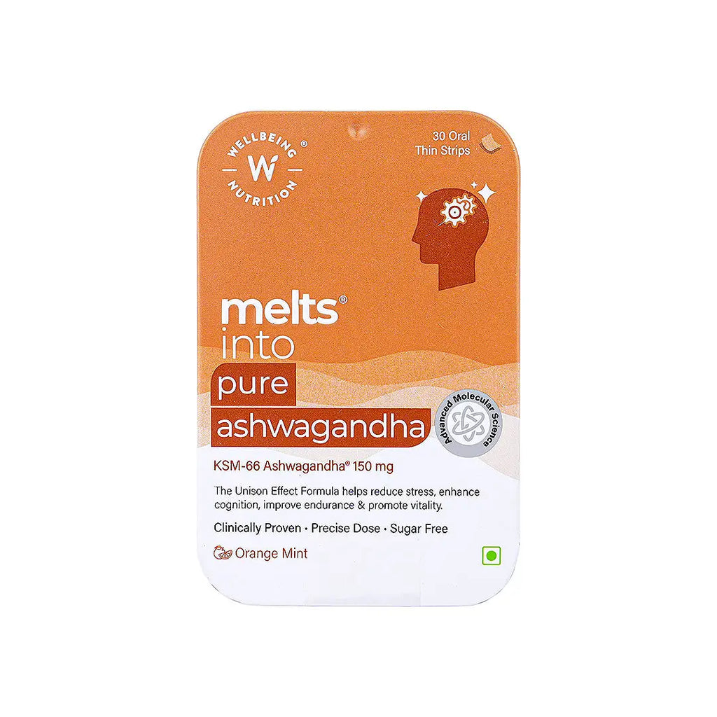 Wellbeing Melts Pure Ashwagandha 30 Strips