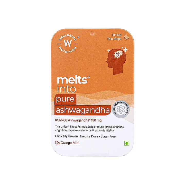 57285-Wellbeing Melts Pure Ashwagandha 30 Strips