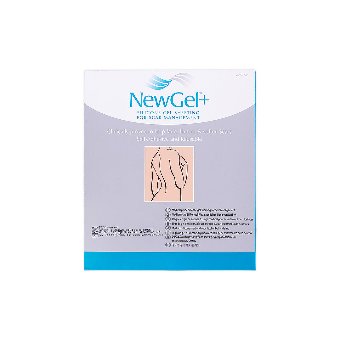 NewGel+ Clear Silicone Sheet 12.7X15.2cm 1pcs +0