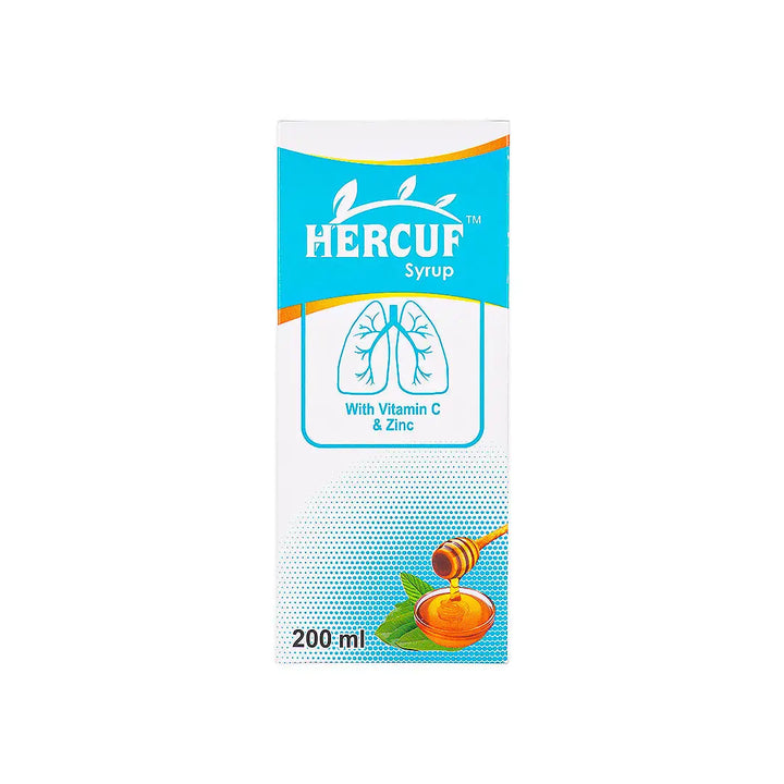 57307-Hercuf Syrup Vit C &amp; Zinc 200Ml +7