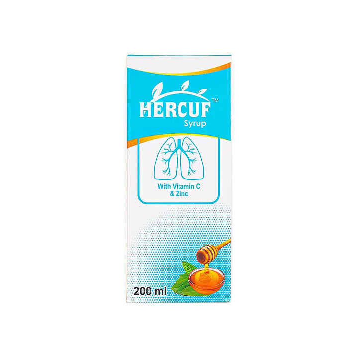57307-Hercuf Syrup Vit C &amp; Zinc 200Ml +2