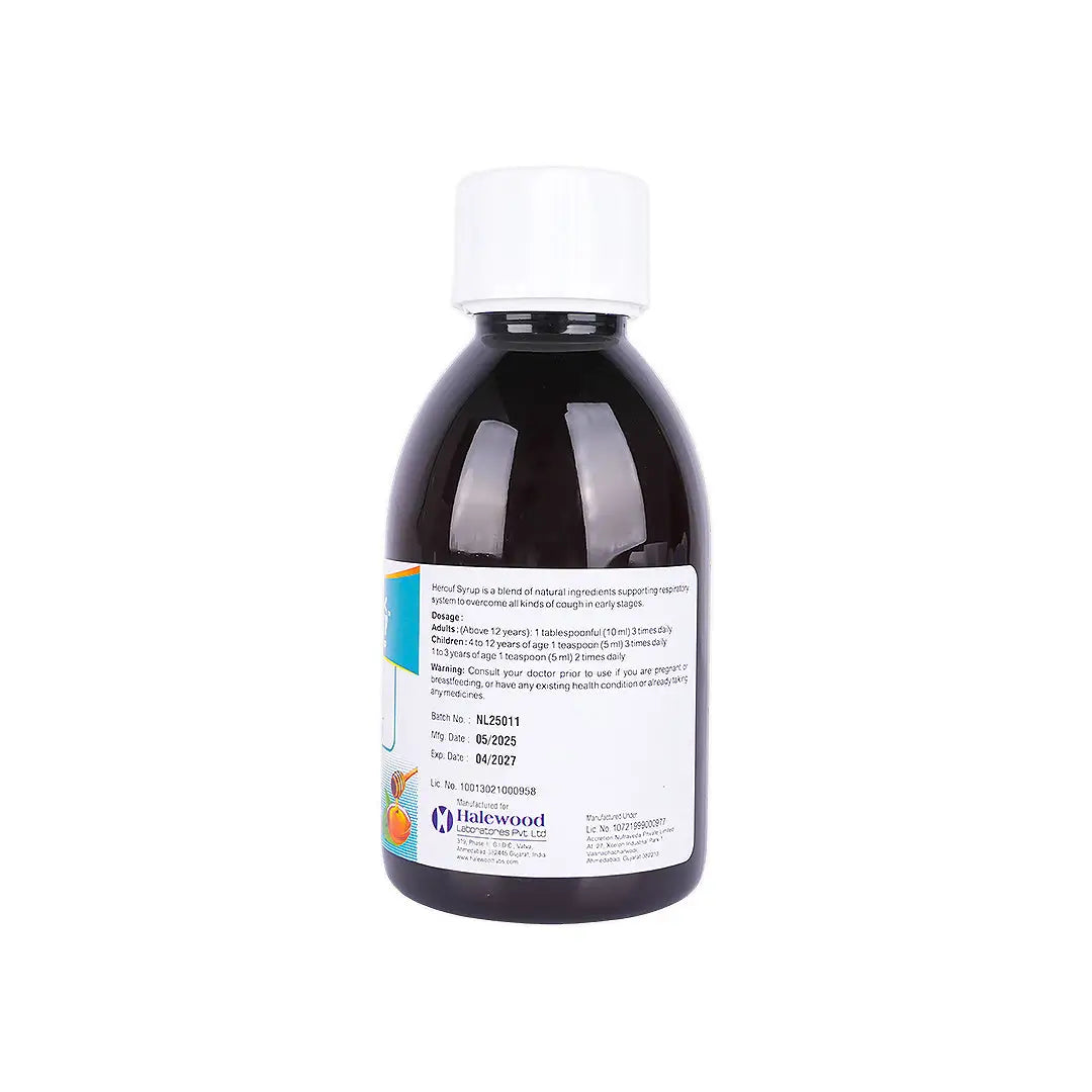 57307-Hercuf Syrup Vit C &amp; Zinc 200Ml +4