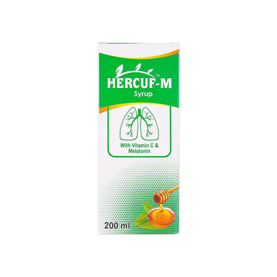 Hercuf -M Syrup Vit C & Melatonin 200Ml +2