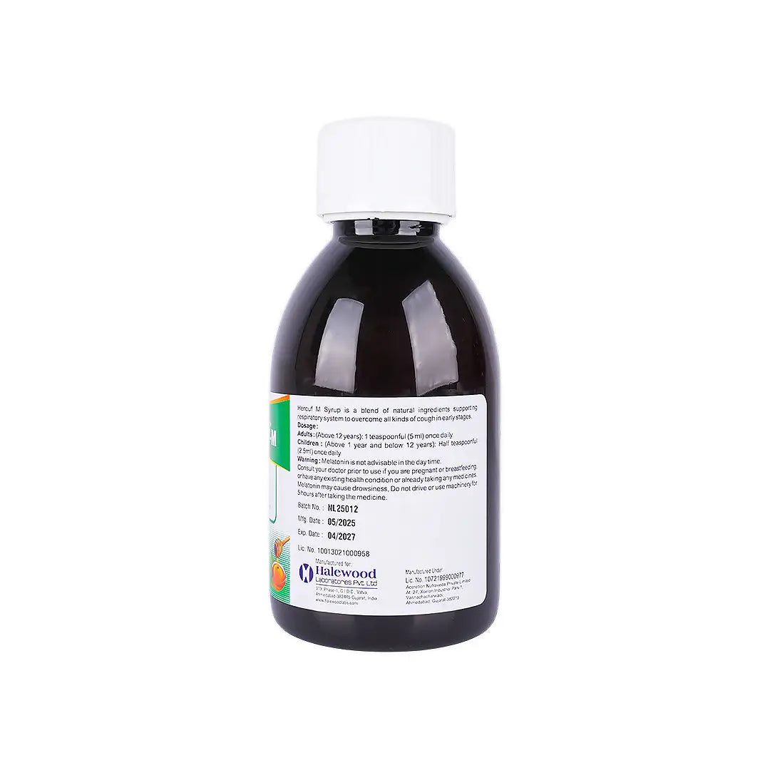 Hercuf -M Syrup Vit C & Melatonin 200Ml +3