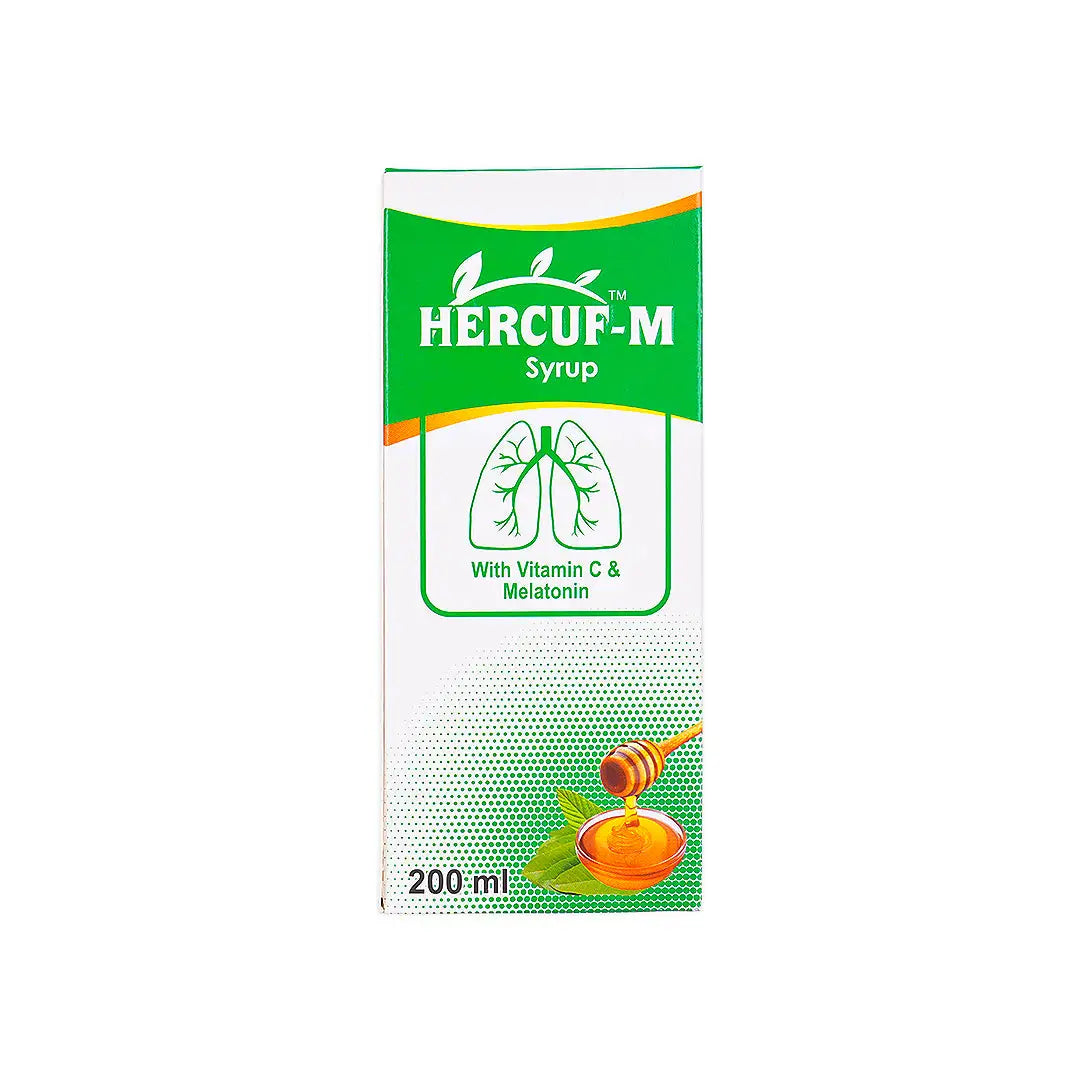 Hercuf -M Syrup Vit C & Melatonin 200Ml +7