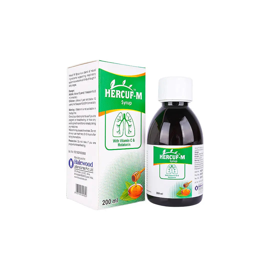 Hercuf -M Syrup Vit C & Melatonin 200Ml +1