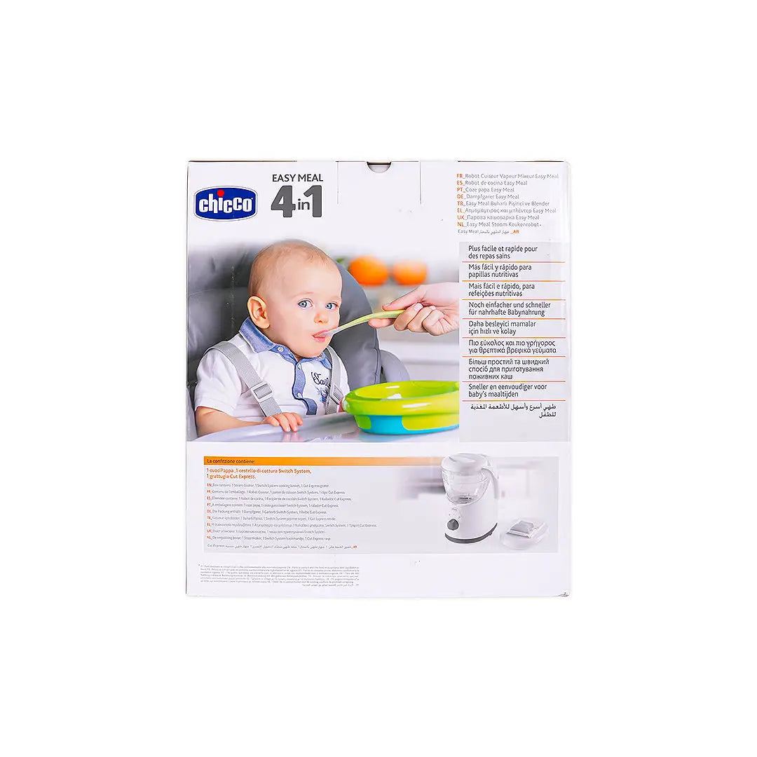 Chicco Cuocipappa 4-In-1 Baby Food Maker Easy Meal +5
