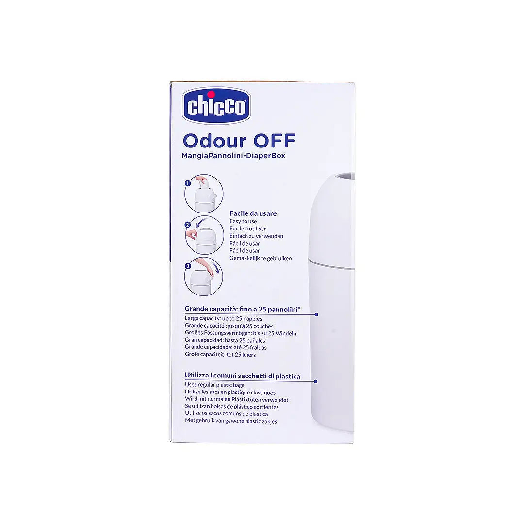 Chicco Odour Off 0M+ Diaper Box +7