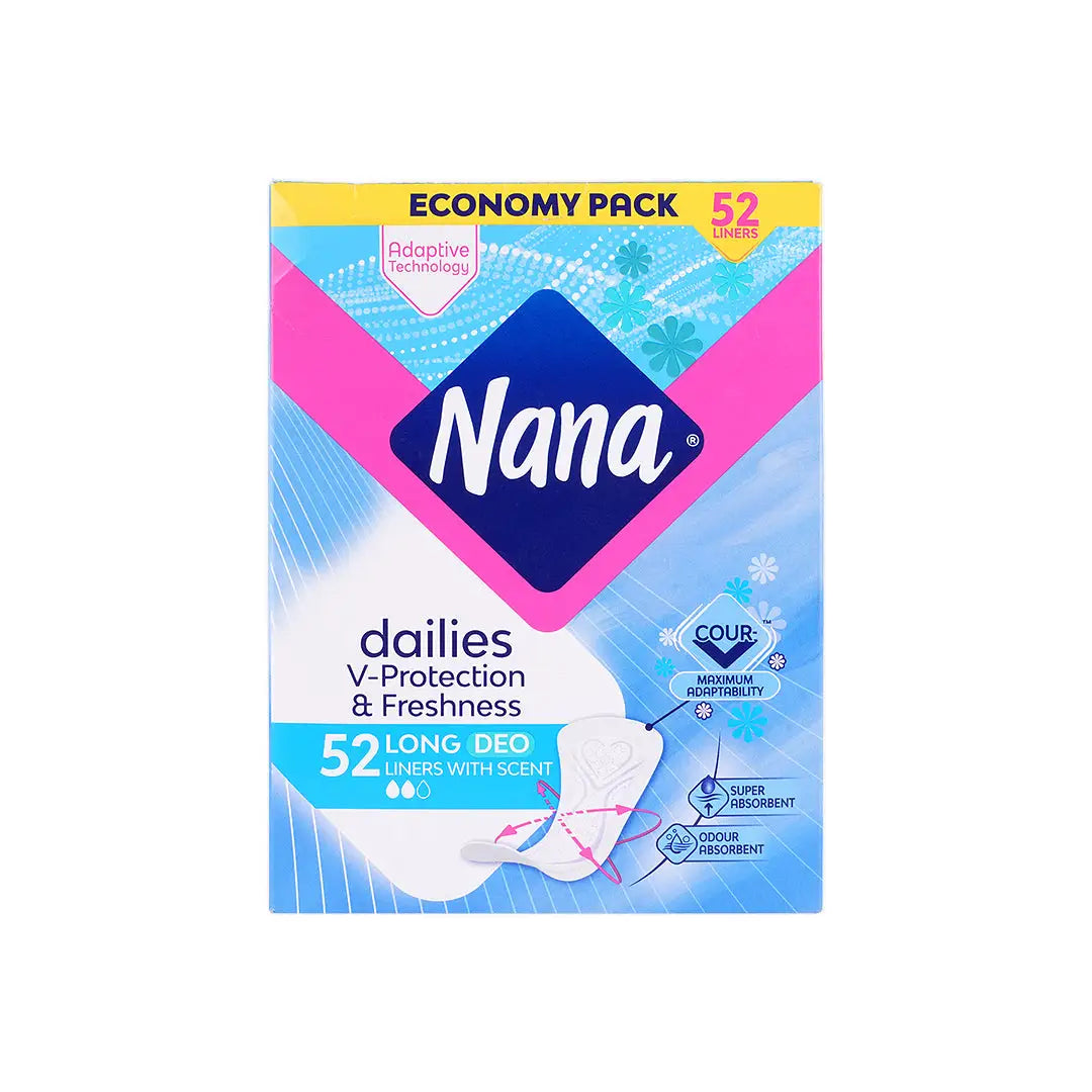 Nana Dailies Liners With Scent Long Duo 52Pcs +3