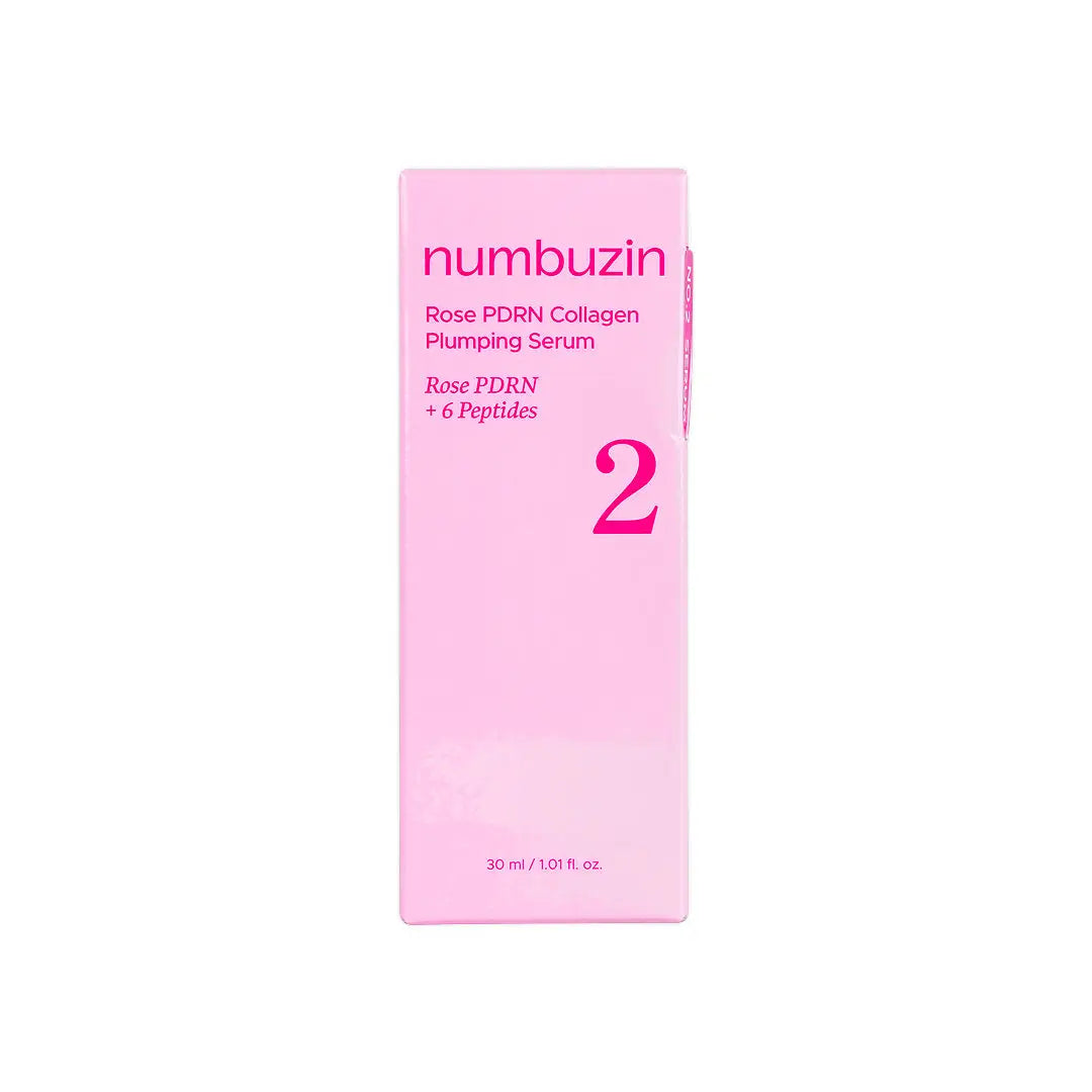 Numbuzin Rose PDRN Collagen Plumping No.2 Serum 30ml +4