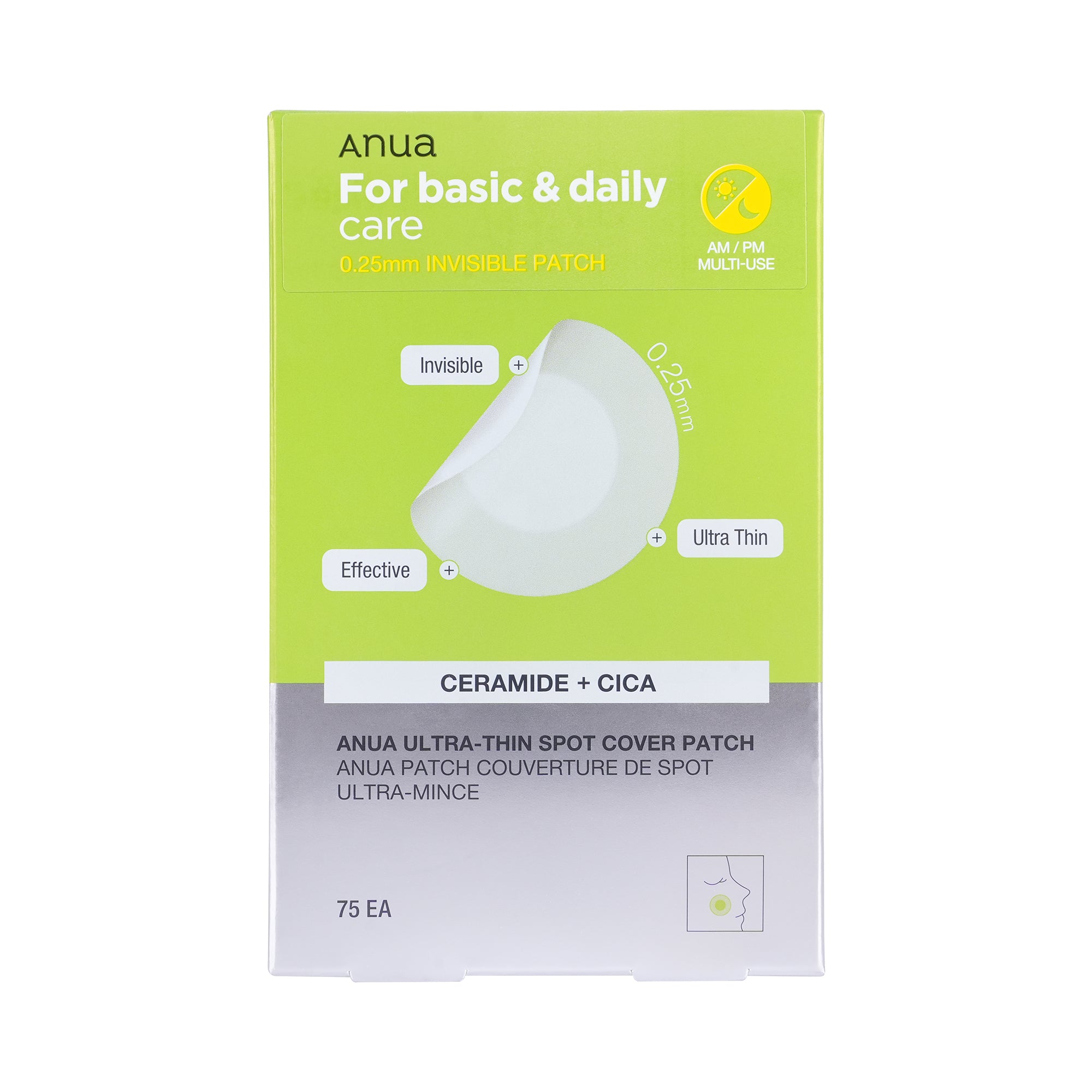 57326-Anua Ultra-Thin Spot Cover Invisible Patch 0.25mm 75pcs