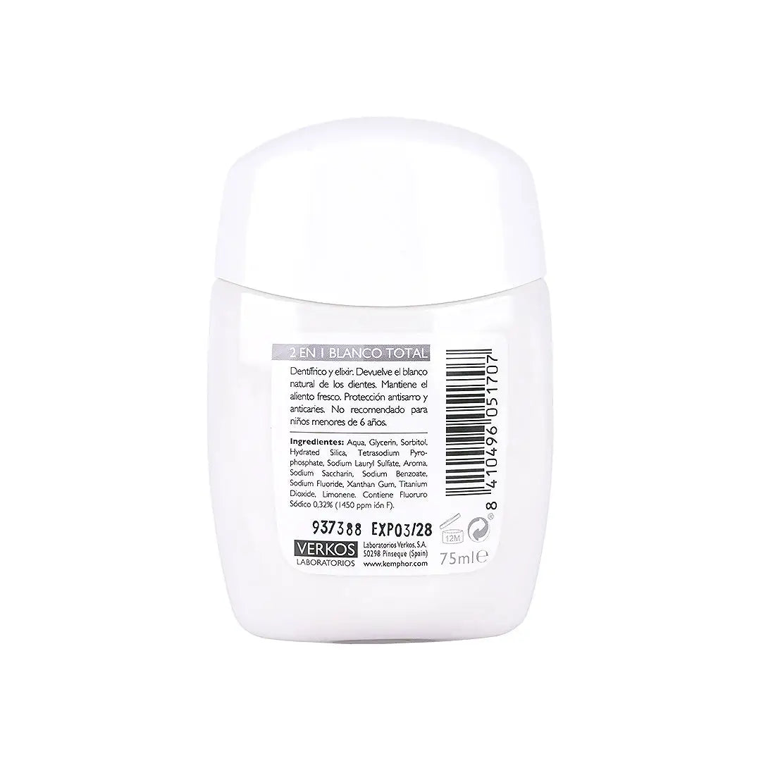 57347-Kemphor White 2 in1 Blanco Total 75ml +1