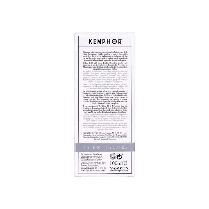57351-Kemphor 1918 Elixir Bucal Mouthwash 100ml +4