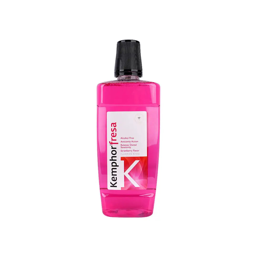 Kemphor Fresa Strawberry Mouthwash 500ml +1