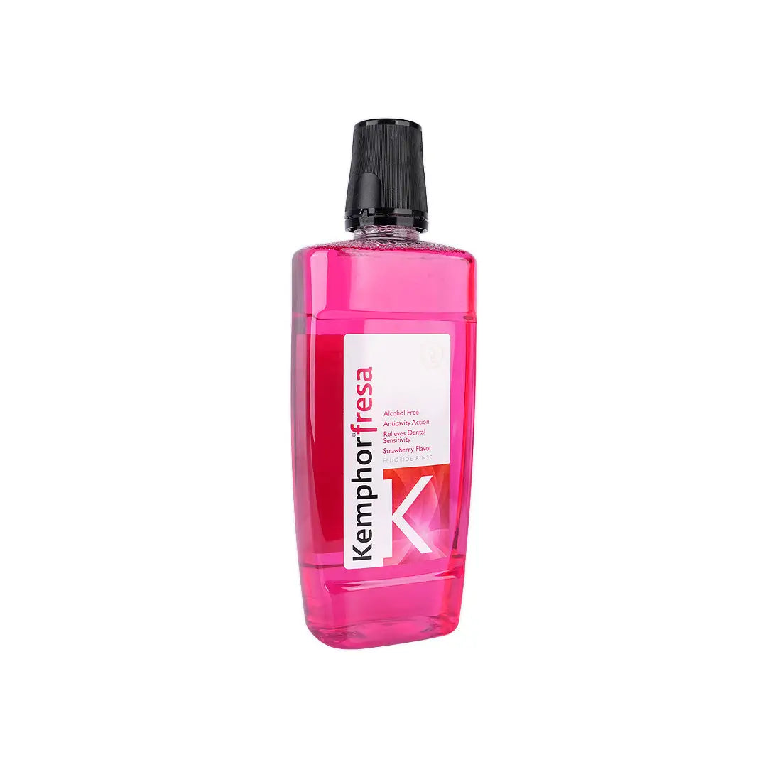 57353-Kemphor Fresa Strawberry Mouthwash 500ml +1
