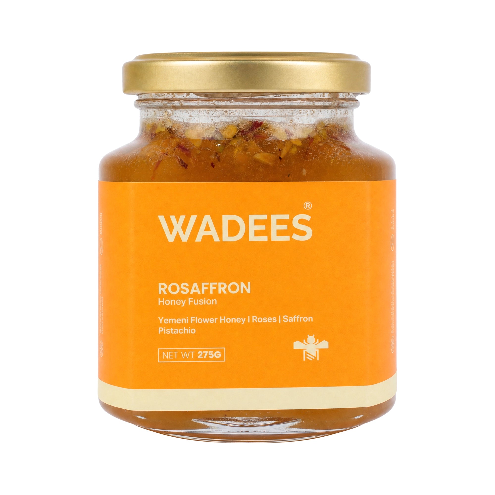 57362-Wadees Rosaffron Honey Fusion 275g