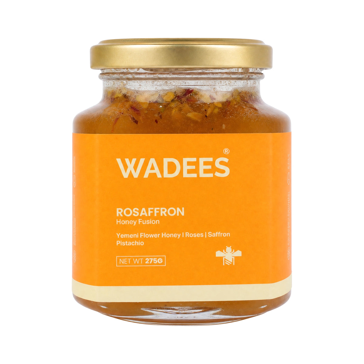 57362-Wadees Rosaffron Honey Fusion 275g