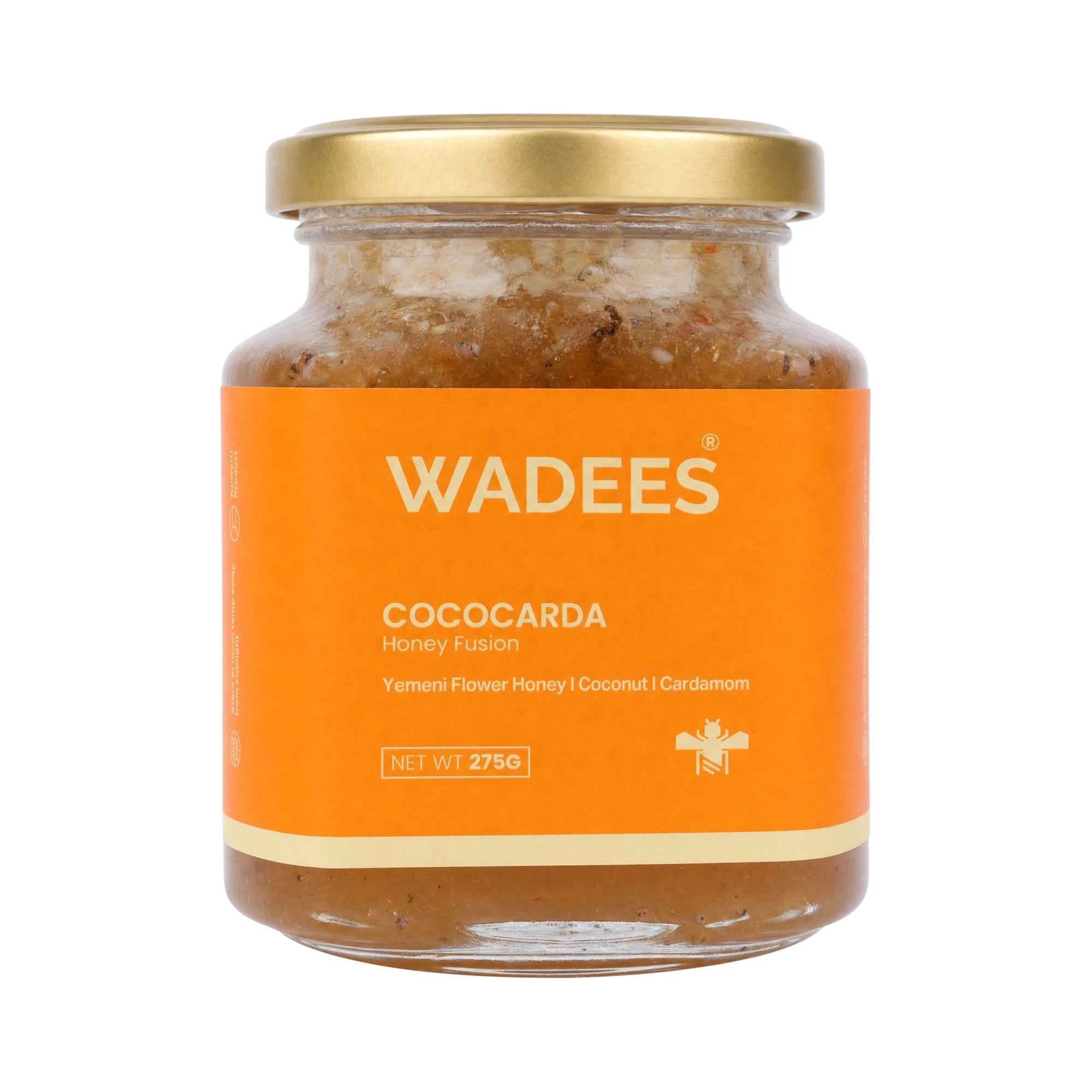 57363-Wadees Cococarda Honey Fusion 275g
