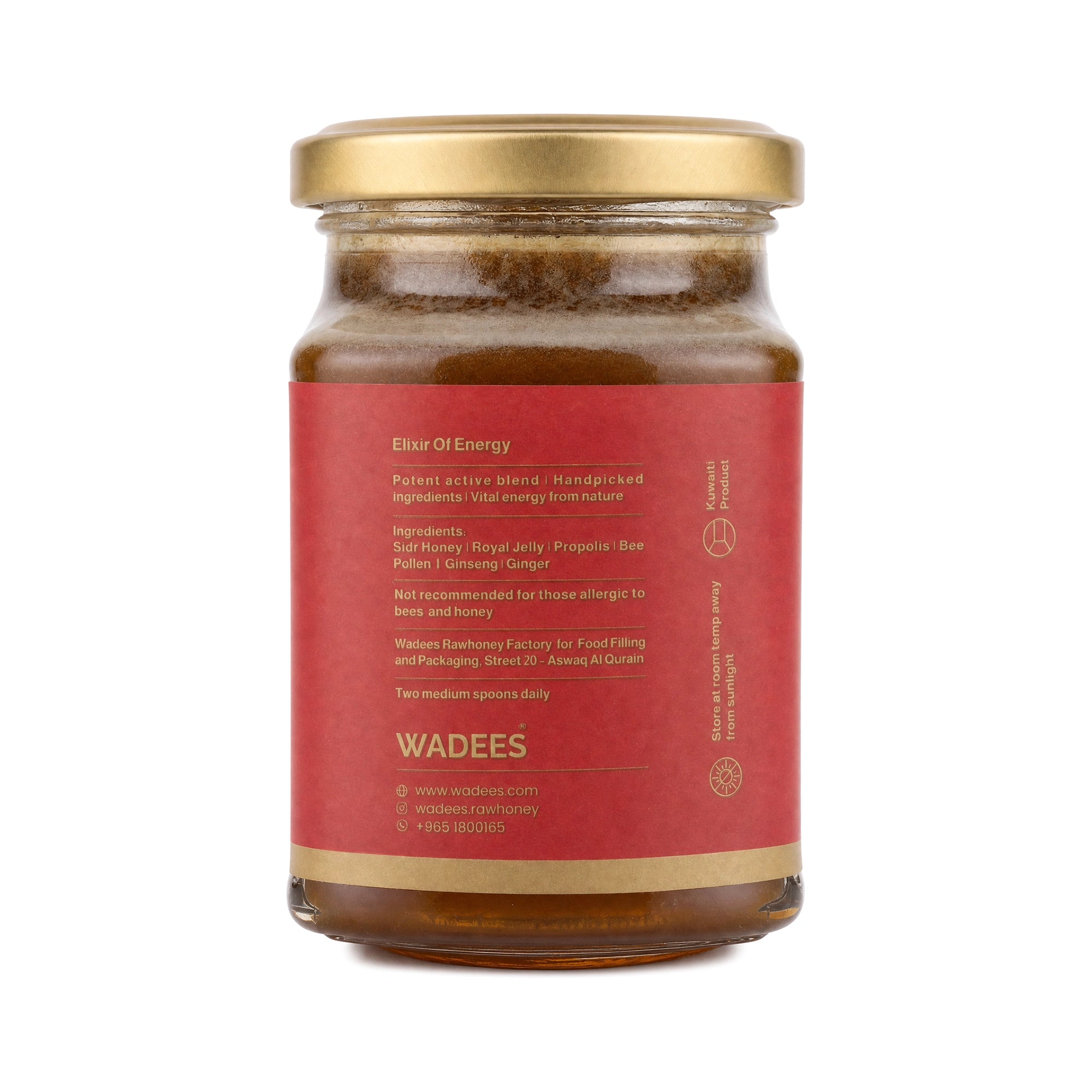 57364-Wadees Elixir Of Energy Honey Fusion 275g +3