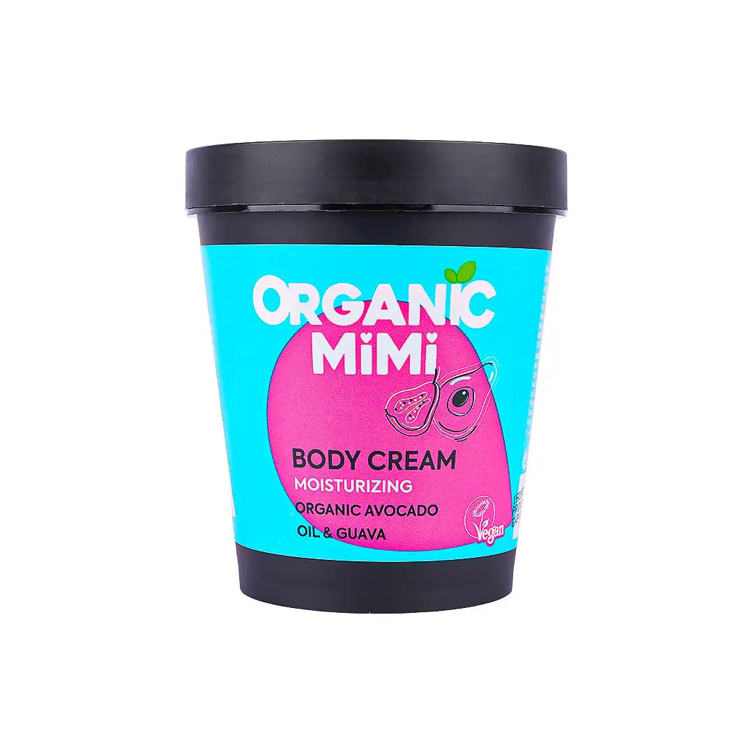 57366-Organic Mimi, Body Cream Moisturizing Avocado & Guava, 200ml