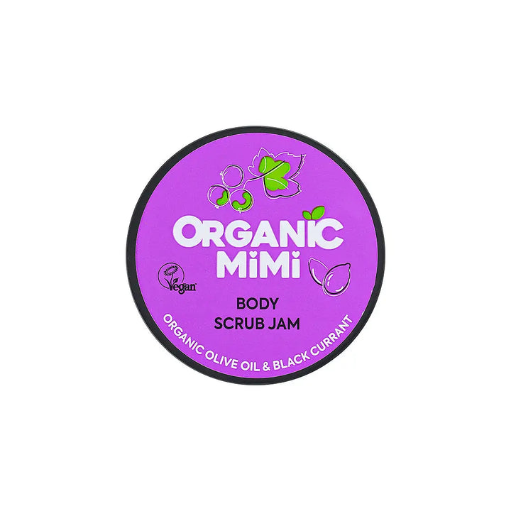 57373-Organic Mimi, Body Scrub Jam Olive &amp; Black Currant, 250g +2
