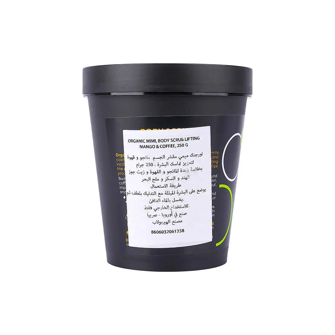 Organic Mimi, Body Scrub Lifting Mango & Coffee, 250g +1