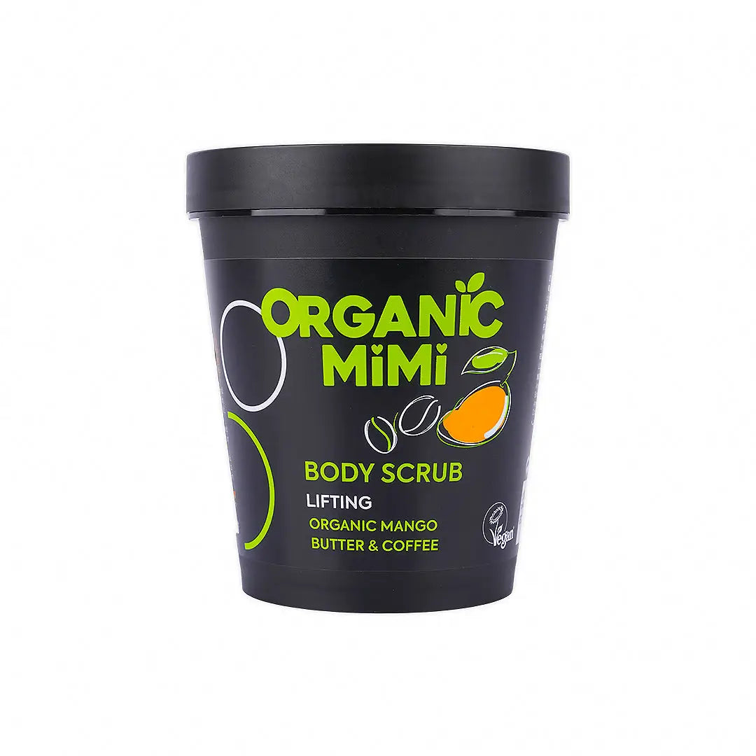 Organic Mimi, Body Scrub Lifting Mango & Coffee, 250g