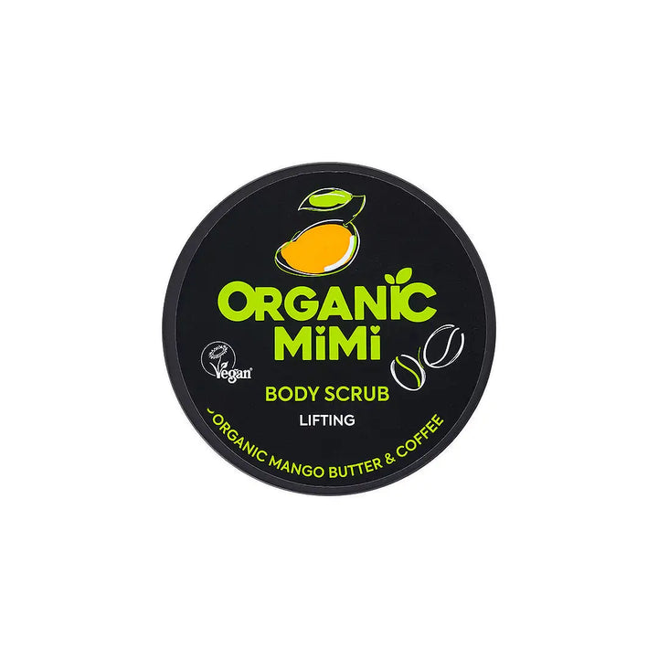 57374-Organic Mimi, Body Scrub Lifting Mango &amp; Coffee, 250g +2