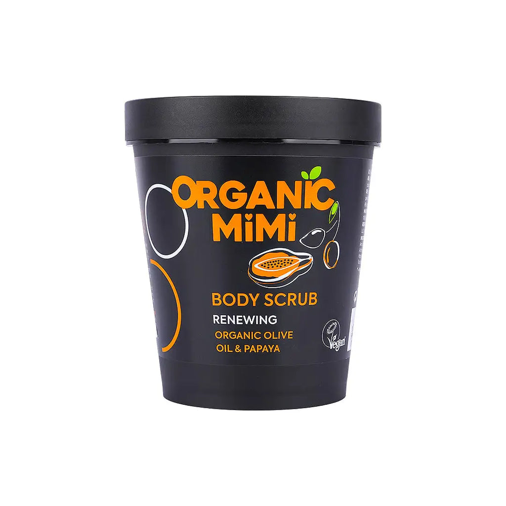 Organic Mimi, Body Scrub Renewing Olive & Papaya, 250g