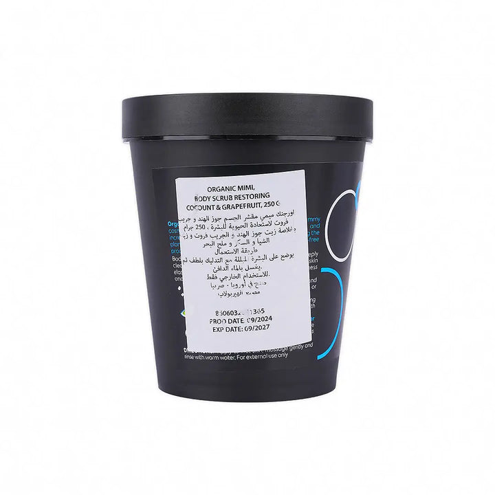 57376-Organic Mimi, Body Scrub Restoring Coconut &amp; Grapefruit,250g +3