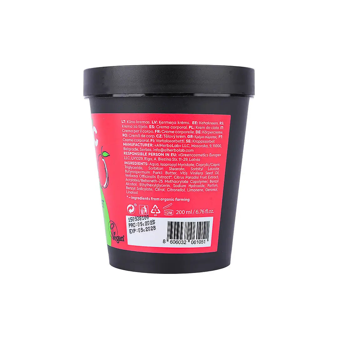 57379-Organic Mimi, Body Sorbet Hydrating Verbena & Pomelo, 200ml +3