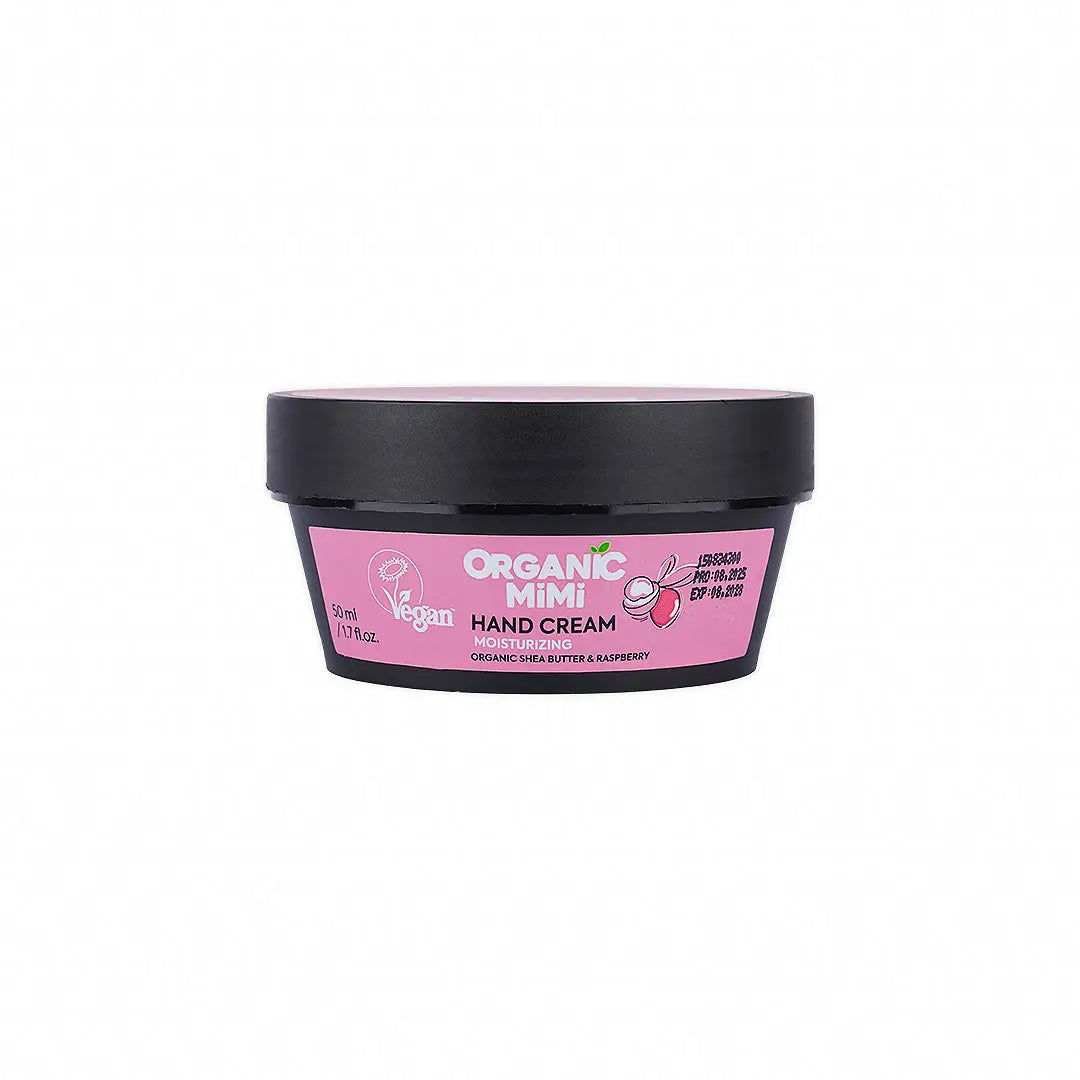 57386-Organic Mimi, Hand Cream Moisturizing Shea & Raspberry, 50ml +1