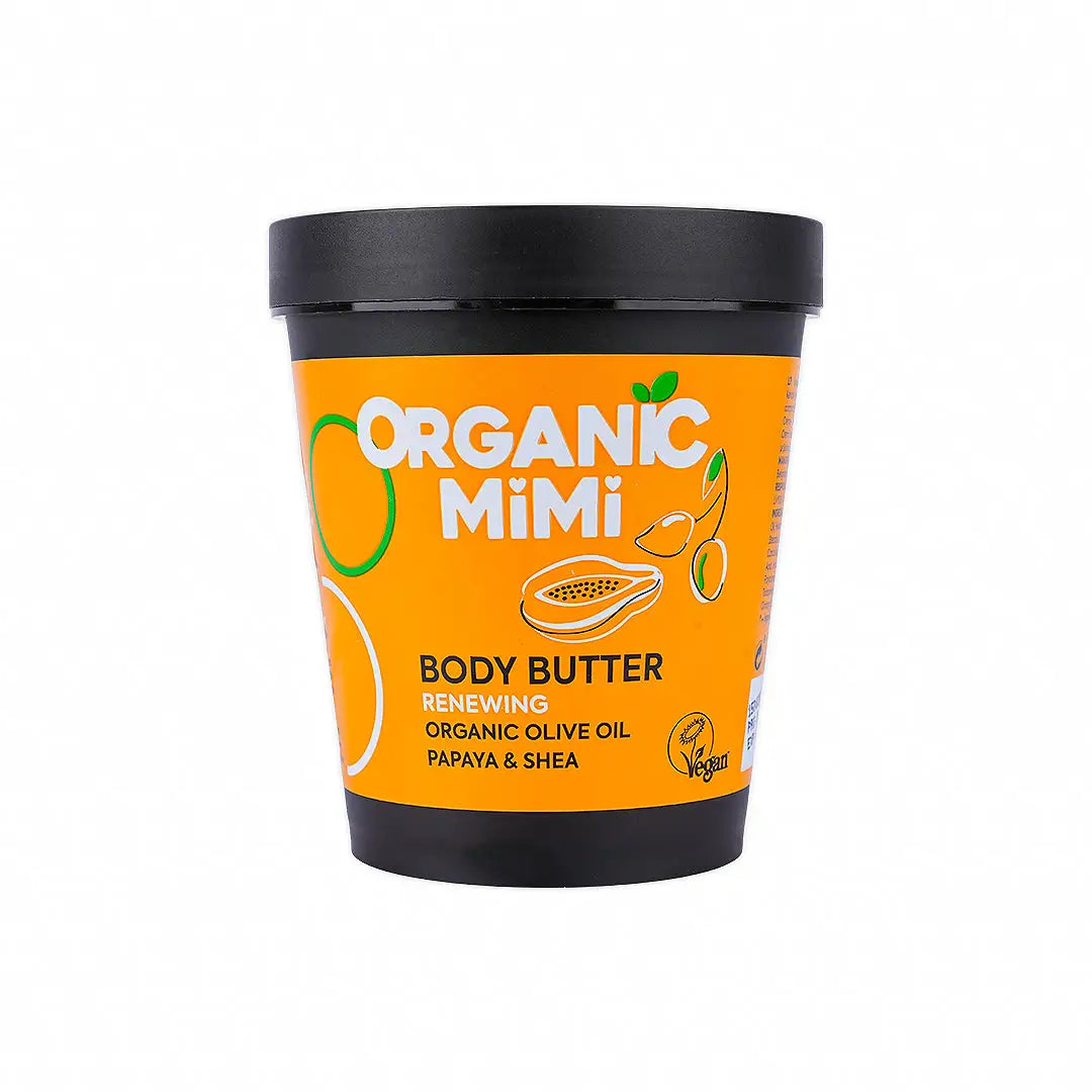 57389-Organic Mimi, Body Butter Renewing Olive & Papaya, 200ml