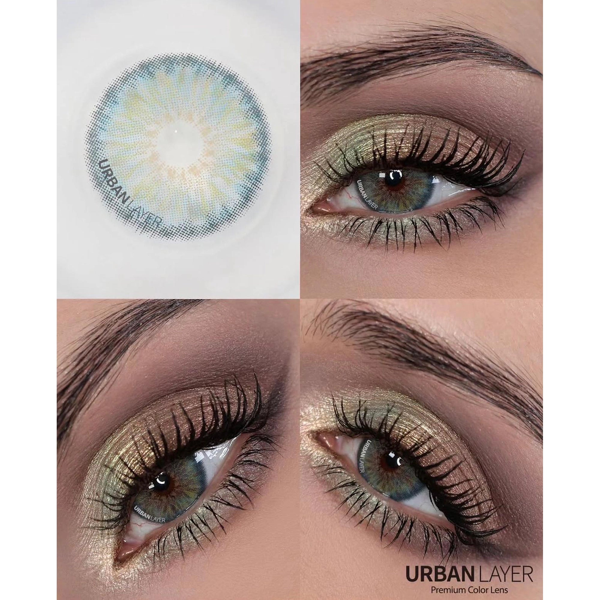57402-Urban Layer Yearly Lenses 2pcs-Breeze Light Blue +6