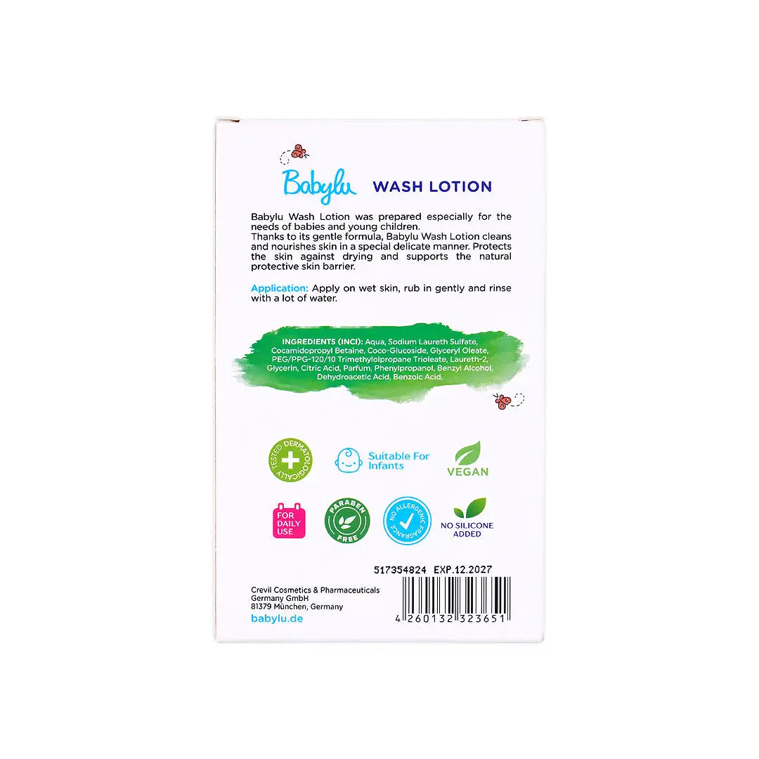Babylu Bath Wash Lotion 250ml