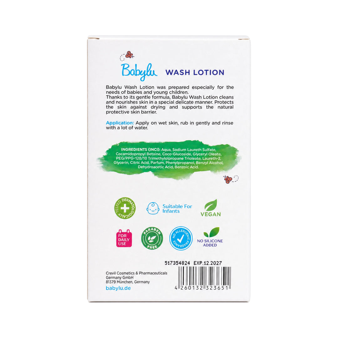 57411-Babylu Bath Wash Lotion 250ml +4