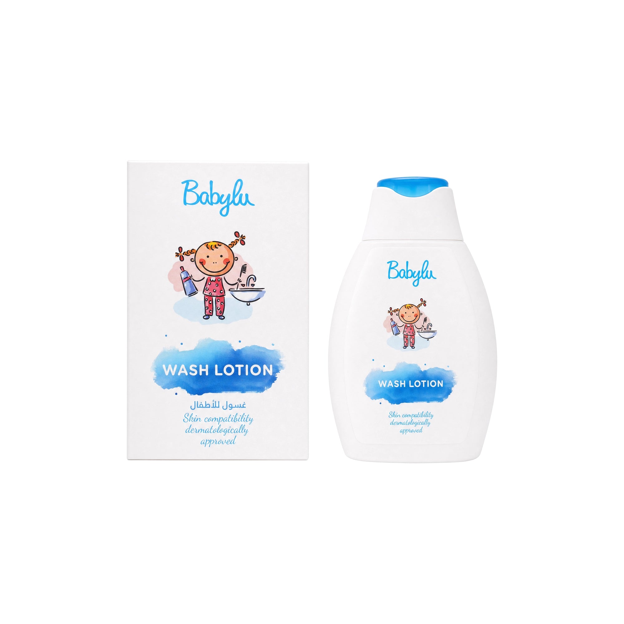 57411-Babylu Bath Wash Lotion 250ml +2