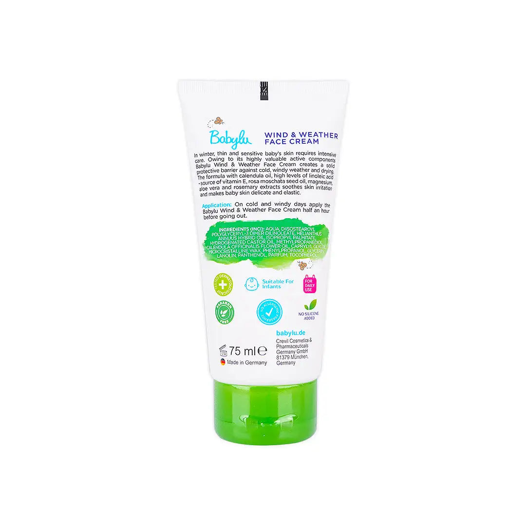 57413-Babylu Wind &amp; Weather Face Cream 75ml +3
