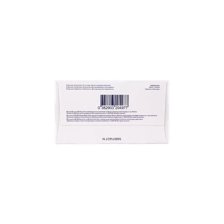 57416-BD Micro-Fine Penta Point Pen Needles 4mmx32G 100pcs +4