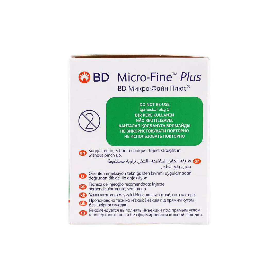 57416-BD Micro-Fine Penta Point Pen Needles 4mmx32G 100pcs +2