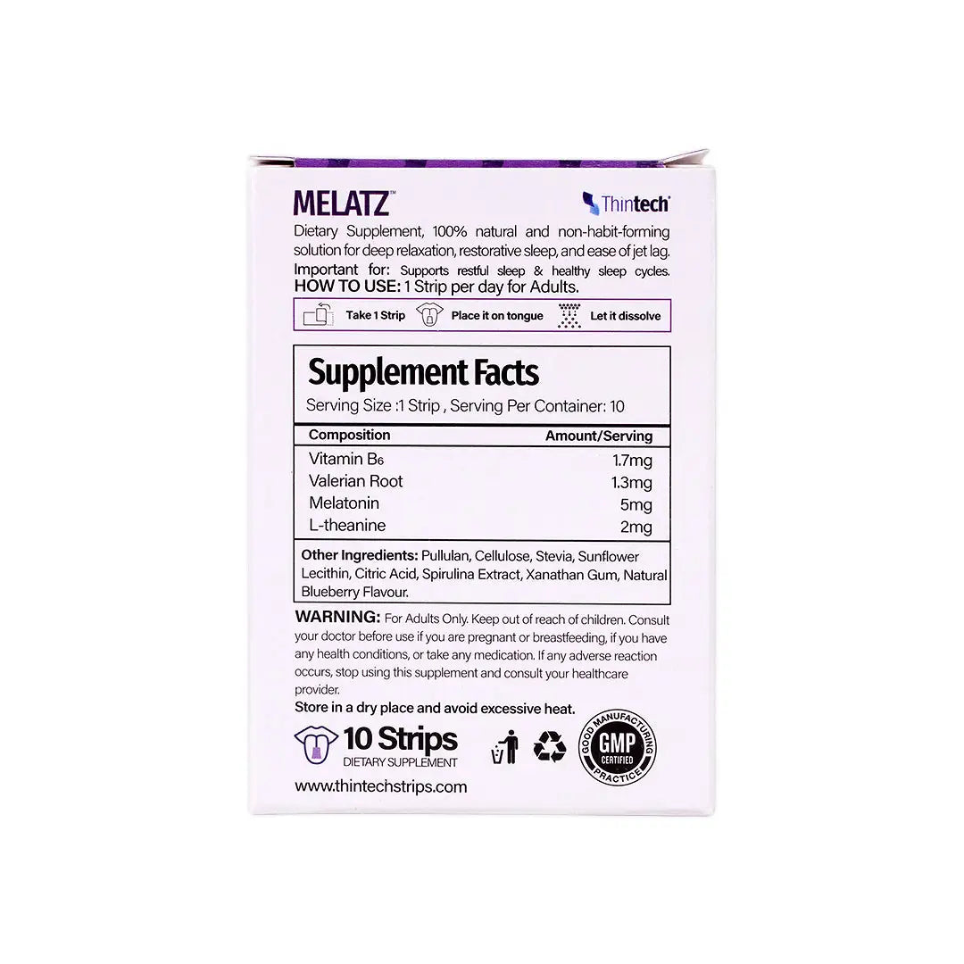 Thintech Melatz 10Strips Blueberry