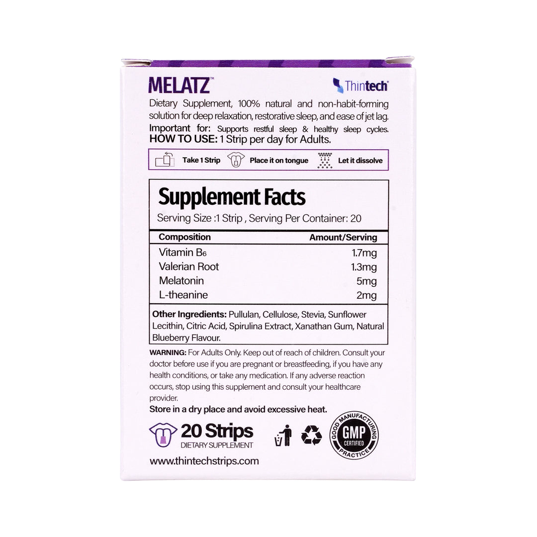 57418-Thintech Melatz 20Strips Blueberry +1