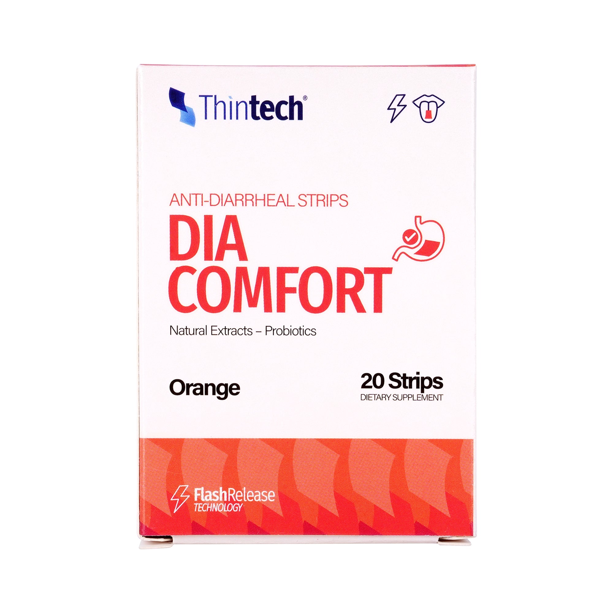 57419-Thintech DiaComfort 20Strips Orange