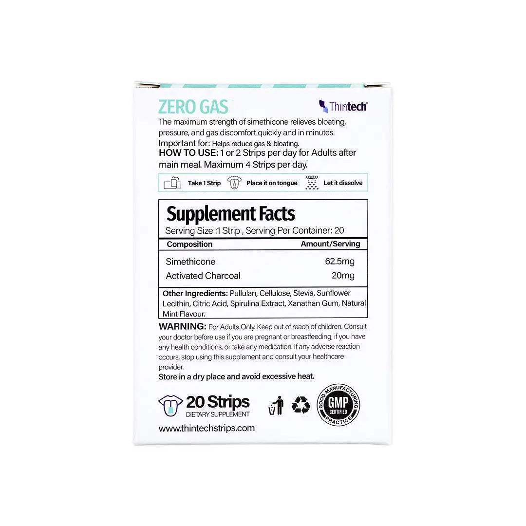 Thintech ZeroGas 20Strips Mint