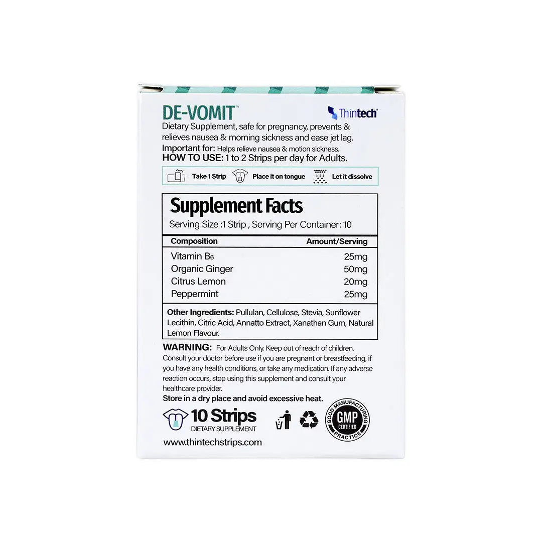 Thintech DE - Vomit 10Strips Lemon +2