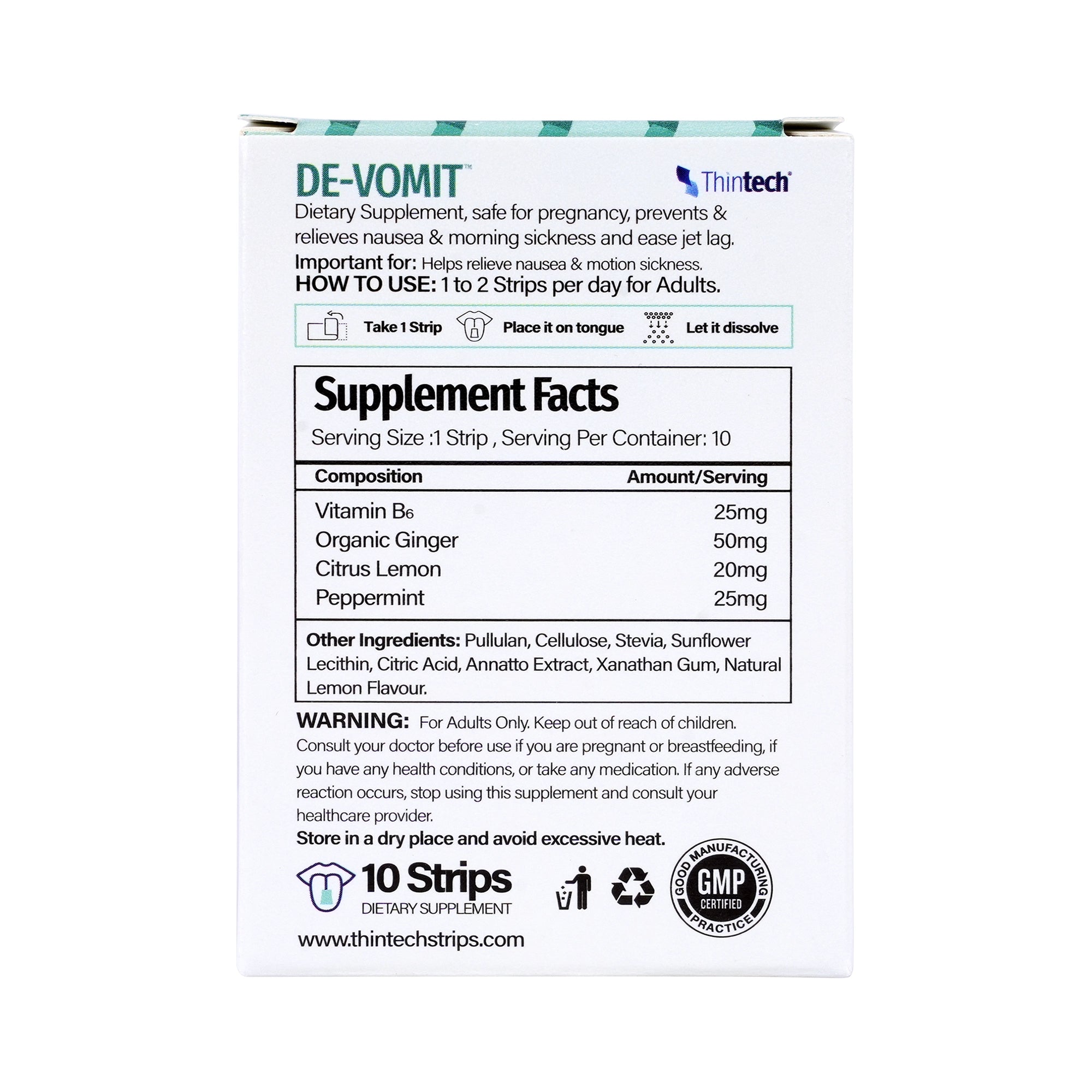 57423-Thintech DE - Vomit 10Strips Lemon +1