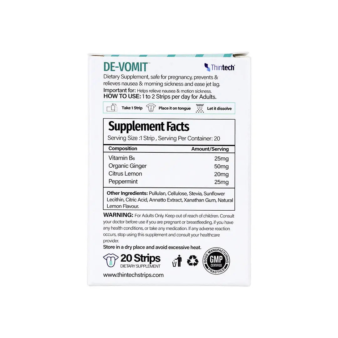 Thintech DE - Vomit 20Strips Lemon